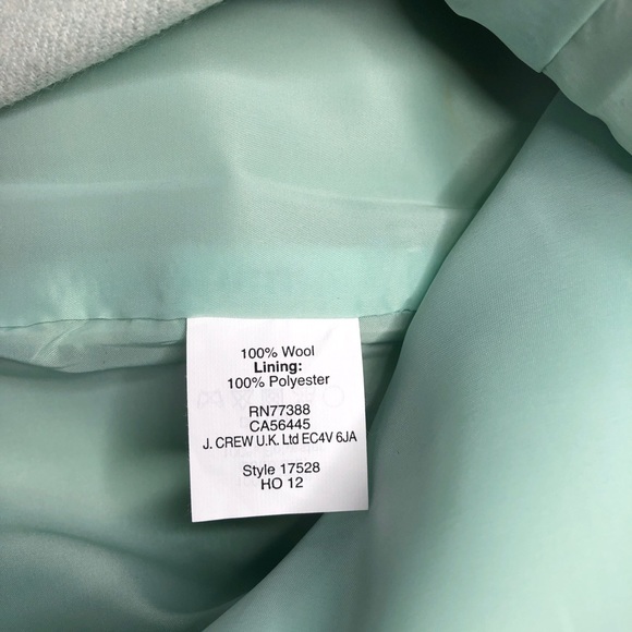 J. Crew mint wool skirt - Picture 6 of 6